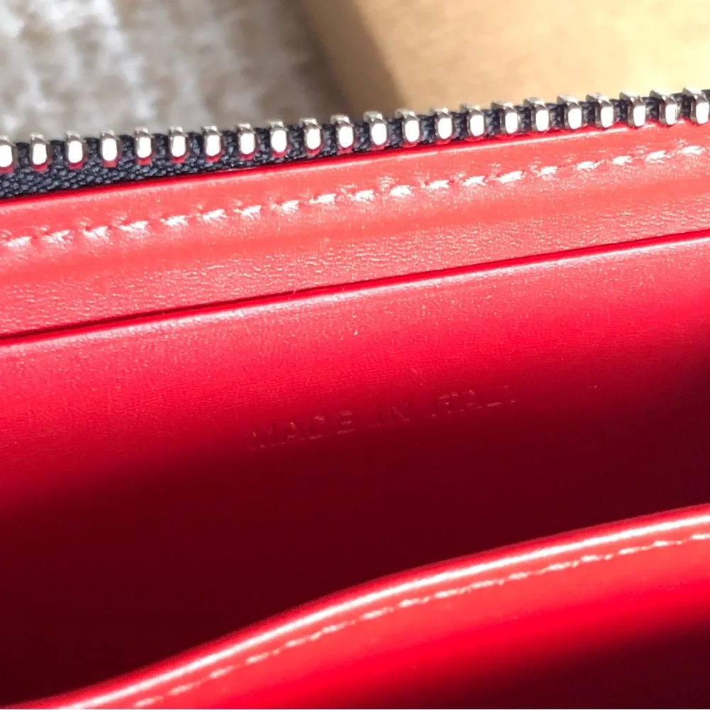 Christian Louboutin Panettone White Leather Stud Small Coin Purse Wallet - Picture 11 of 15